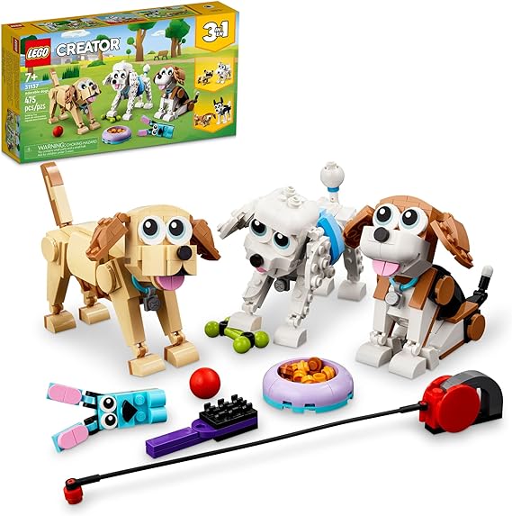 Buy Lego Creator 3 in 1 Adorable Dog Building Kit 31137 with 375pcs | Yallatoys.com