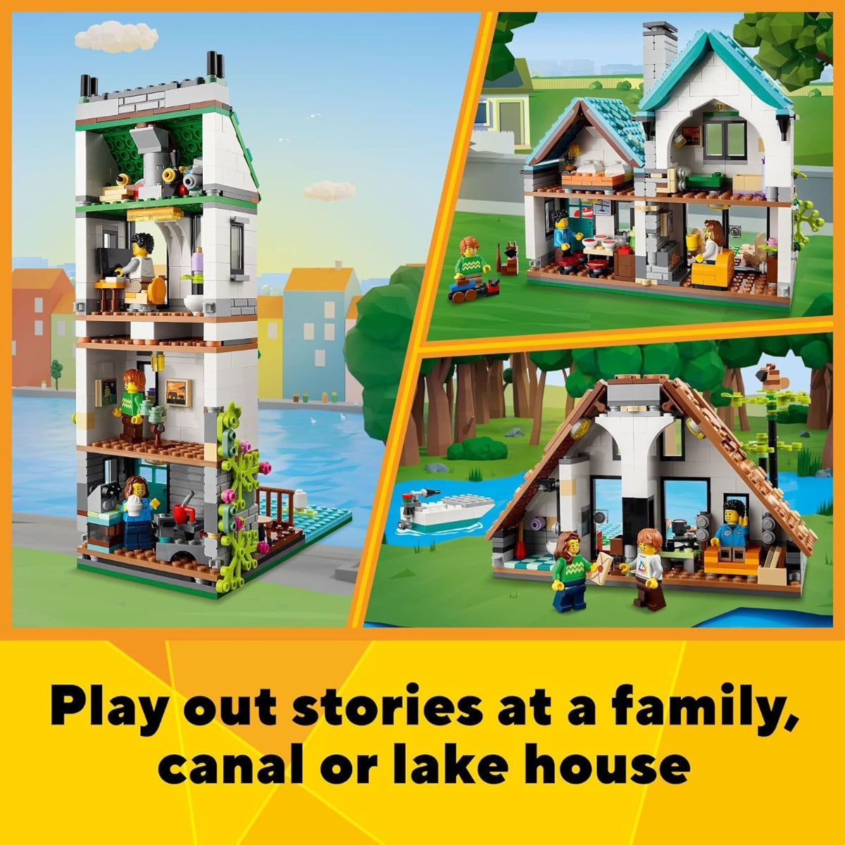 Buy Lego Creator 3 in 1 Cozy House 31139 with 808pcs | Yallatoys.com