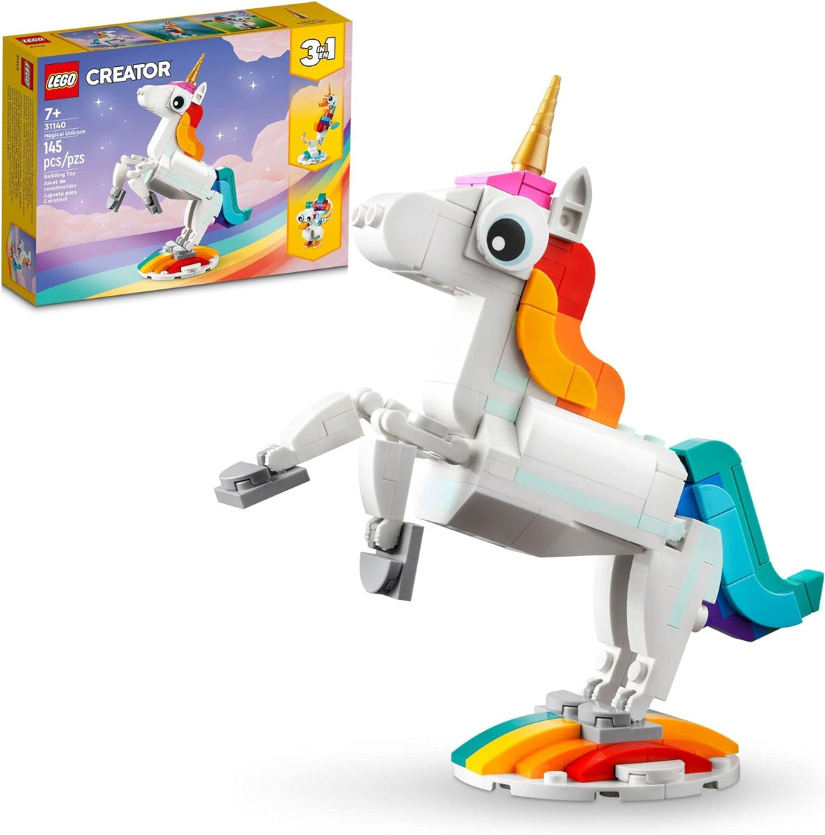 Buy Lego Creator 3 in 1 Magical Unicorn 31140 with 145pcs | Yallatoys.com