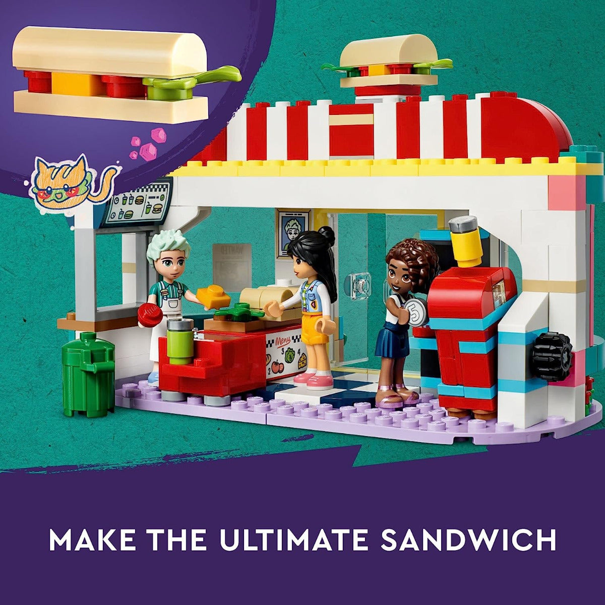 Buy Lego Friends Heartlake Downtown Diner 41728 with 346pcs | Yallatoys.com