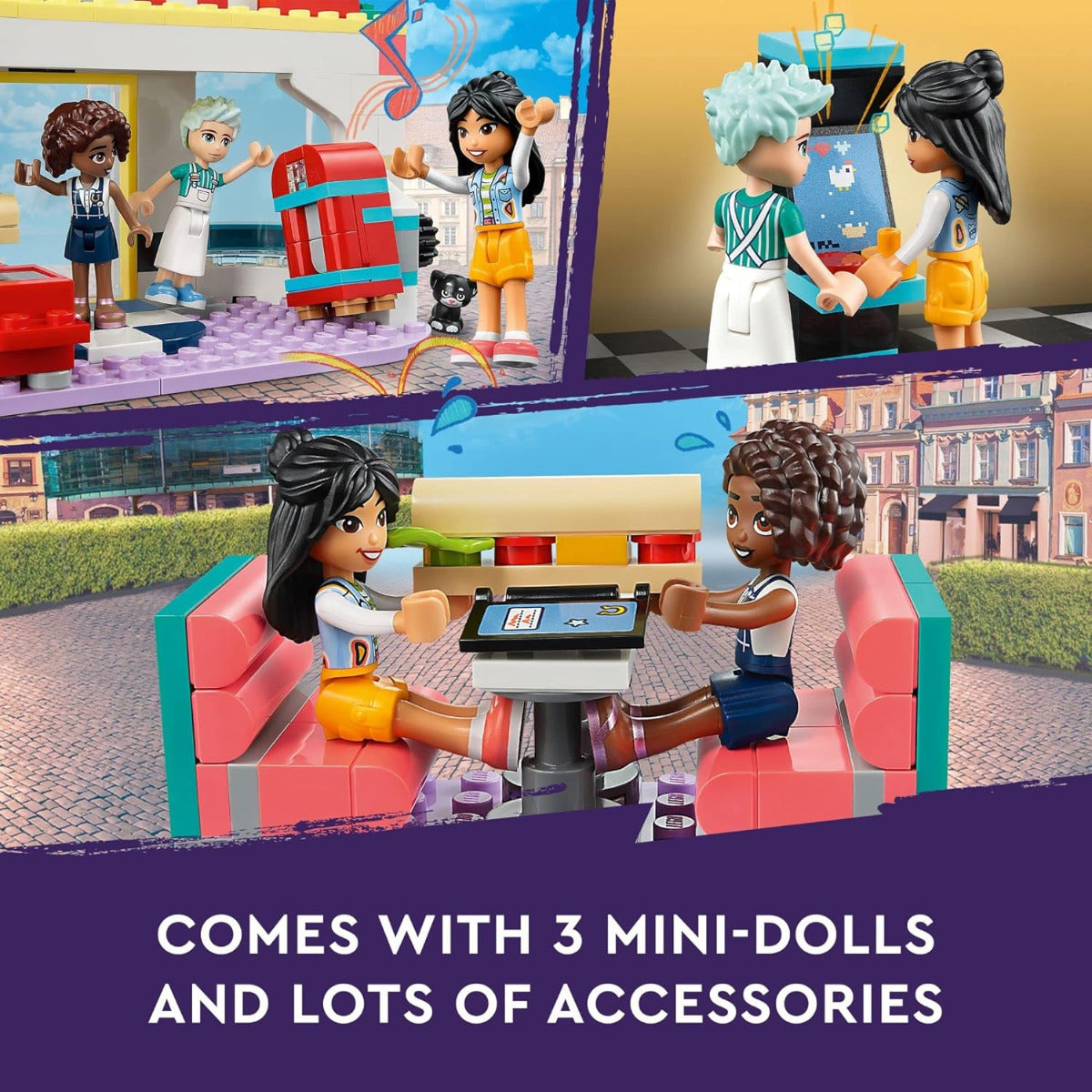 Buy Lego Friends Heartlake Downtown Diner 41728 with 346pcs | Yallatoys.com