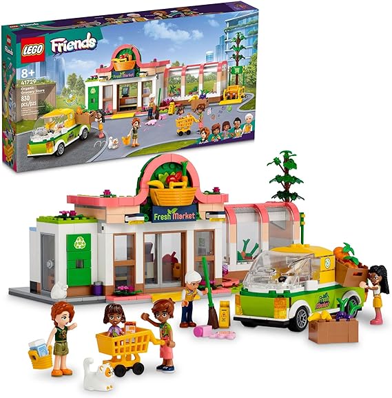 Buy Lego Friends Organic Grocery Store 41729 with 830pcs | Yallatoys.com