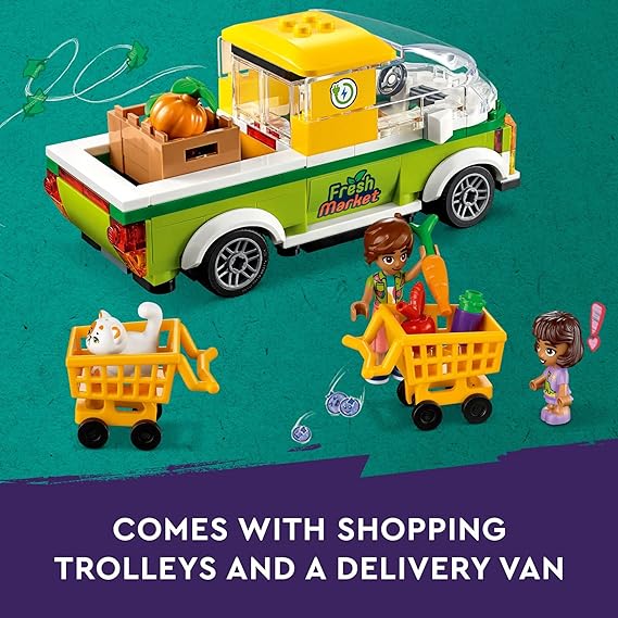 Buy Lego Friends Organic Grocery Store 41729 with 830pcs | Yallatoys.com