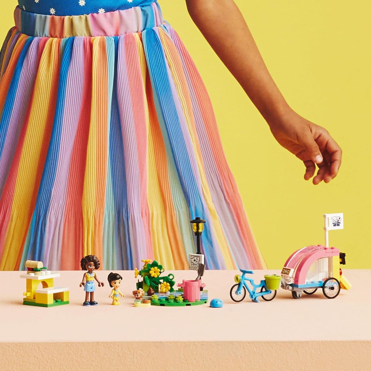 Buy Lego Friends Dog Rescue Bike Building Set 125pcs | Yallatoys.com