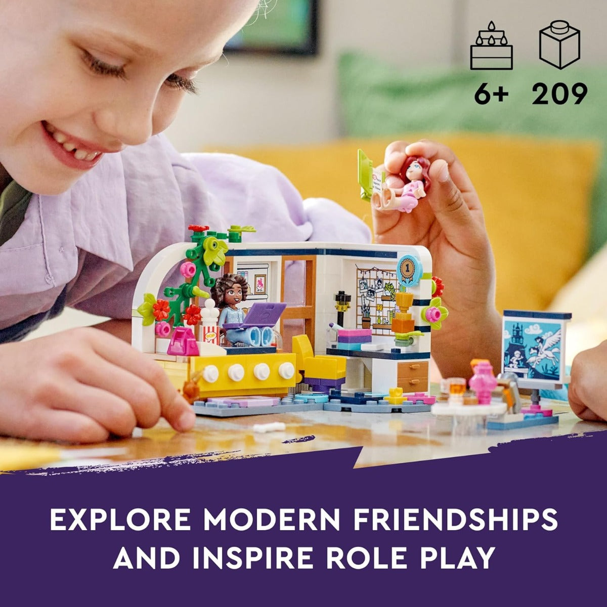 Buy Lego Friends Aliyas Room 209pcs | Yallatoys.com