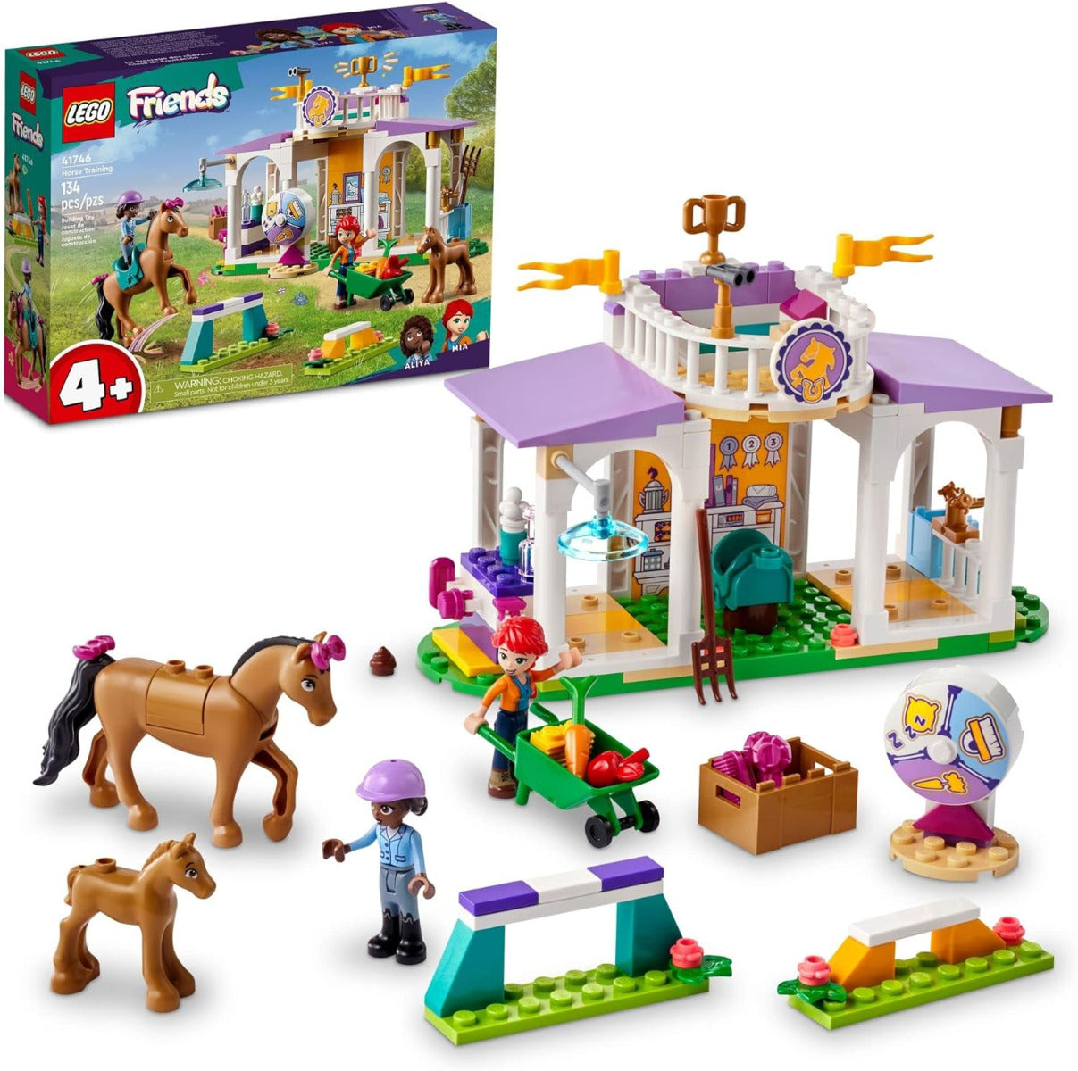 Buy Lego Friends Horse Training 41746 Building Toy with 134pcs | Yallatoys.com