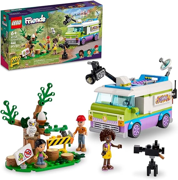 Buy Lego Friends Newsroom Van 41749 with 446pcs | Yallatoys.com