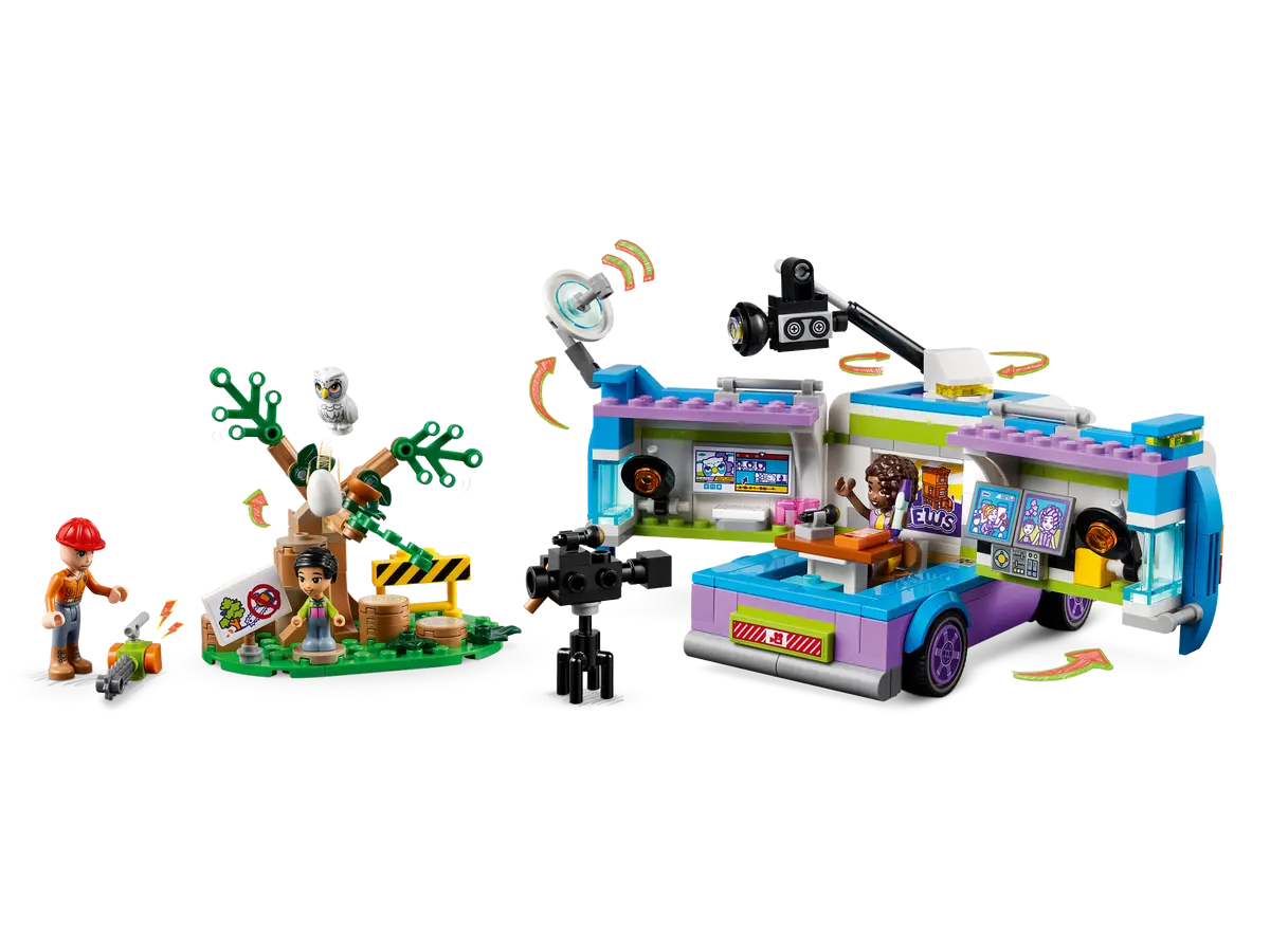 Buy Lego Friends Newsroom Van 41749 with 446pcs | Yallatoys.com