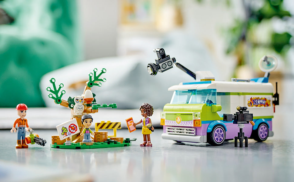 Buy Lego Friends Newsroom Van 41749 with 446pcs | Yallatoys.com