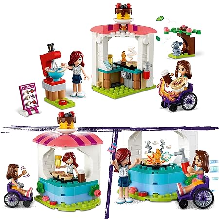 Buy Lego Friends Pancake Shop Building Kit 41753 with 157pcs | Yallatoys.com