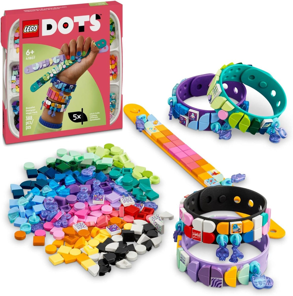 Buy Lego Dots Bracelet Designer Mega Pack 41807 with 388pcs | Yallatoys.com