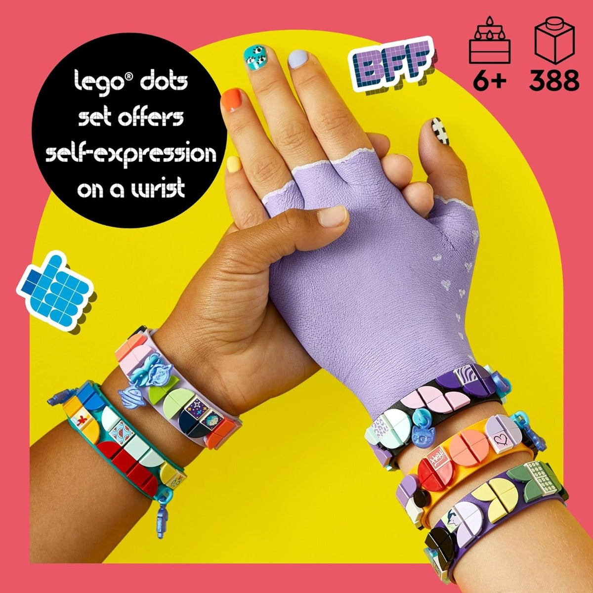 Buy Lego Dots Bracelet Designer Mega Pack 41807 with 388pcs | Yallatoys.com