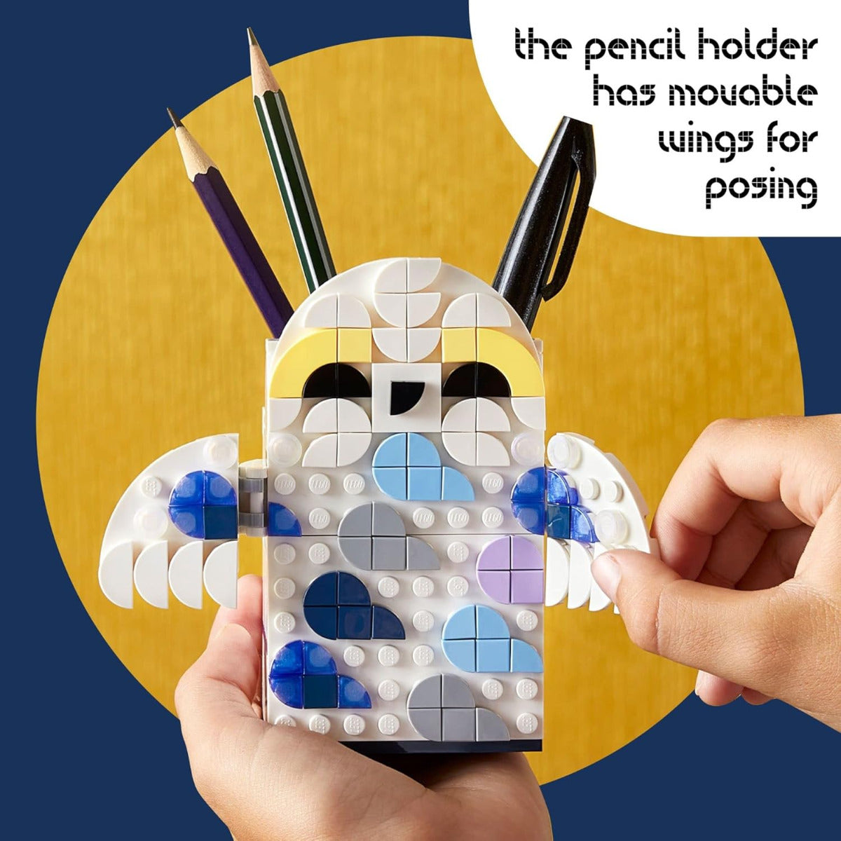 Buy Lego Dots Harry Potter Hedwig Pencil Holder 41809 Craft Set with 518pcs | Yallatoys.com