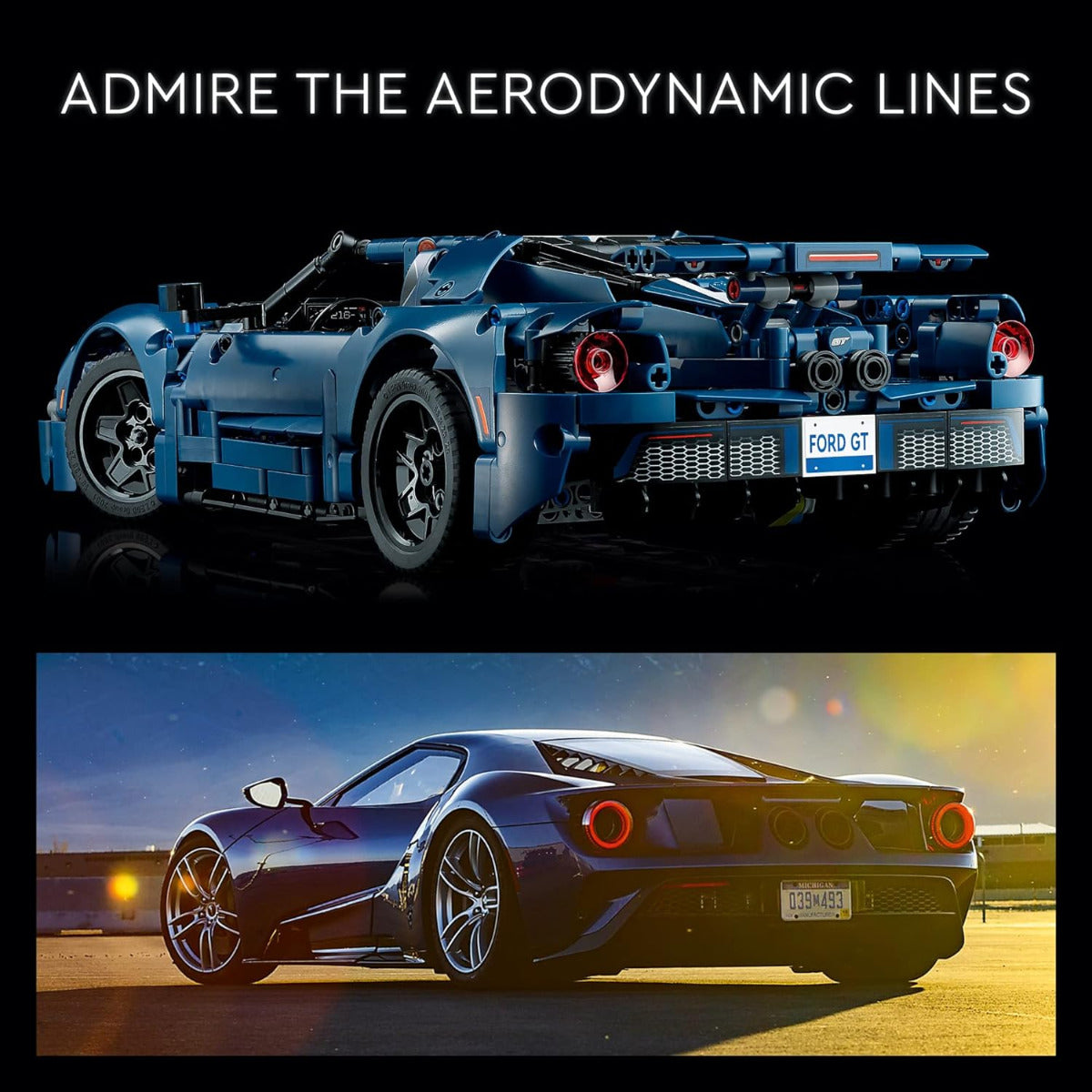 Buy Lego Technic 2022 Ford GT 42154 with 1466pcs | Yallatoys.com