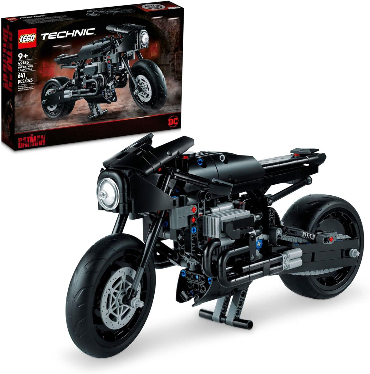 Buy Lego Technic The Batman Batcycle Set 42155 with 641pcs | Yallatoys.com