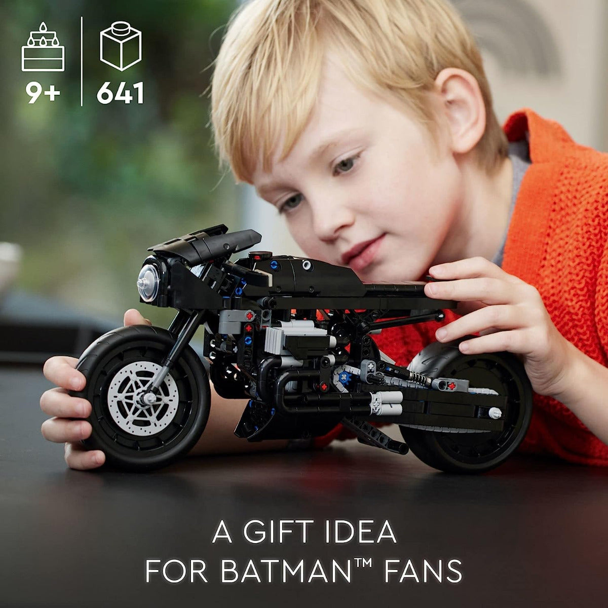 Buy Lego Technic The Batman Batcycle Set 42155 with 641pcs | Yallatoys.com