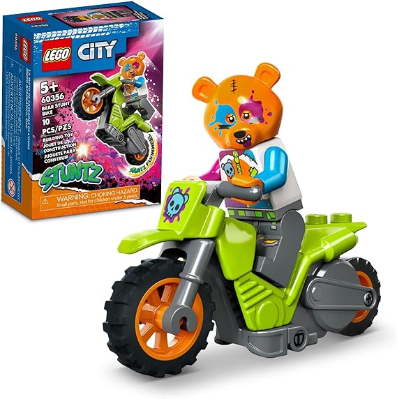 Buy Lego City Stuntz Bear Stunt Bike Building Kit 60356 with 10pcs | Yallatoys.com