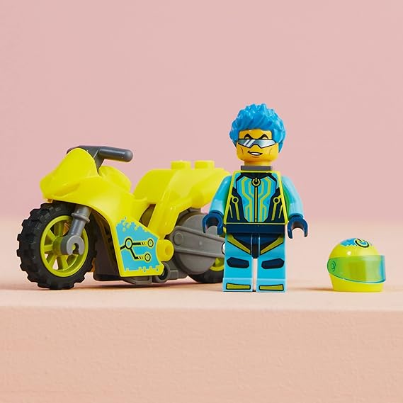 Buy Lego City Stuntz Cyber Stunt Bike Building Kit 60358 13pcs | Yallatoys.com