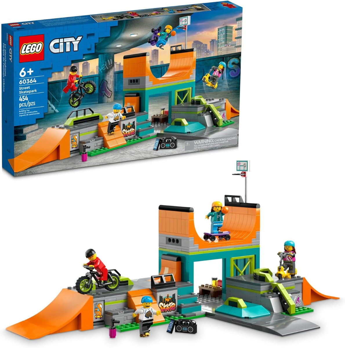 Buy Lego City Street Skate Park 60364 with 454pcs | Yallatoys.com