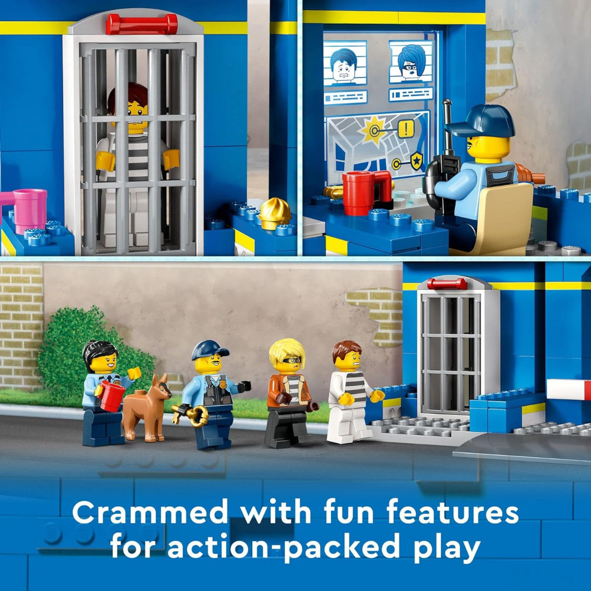 Buy Lego City Police Station Chase 60370 Playset with 172pcs | Yallatoys.com