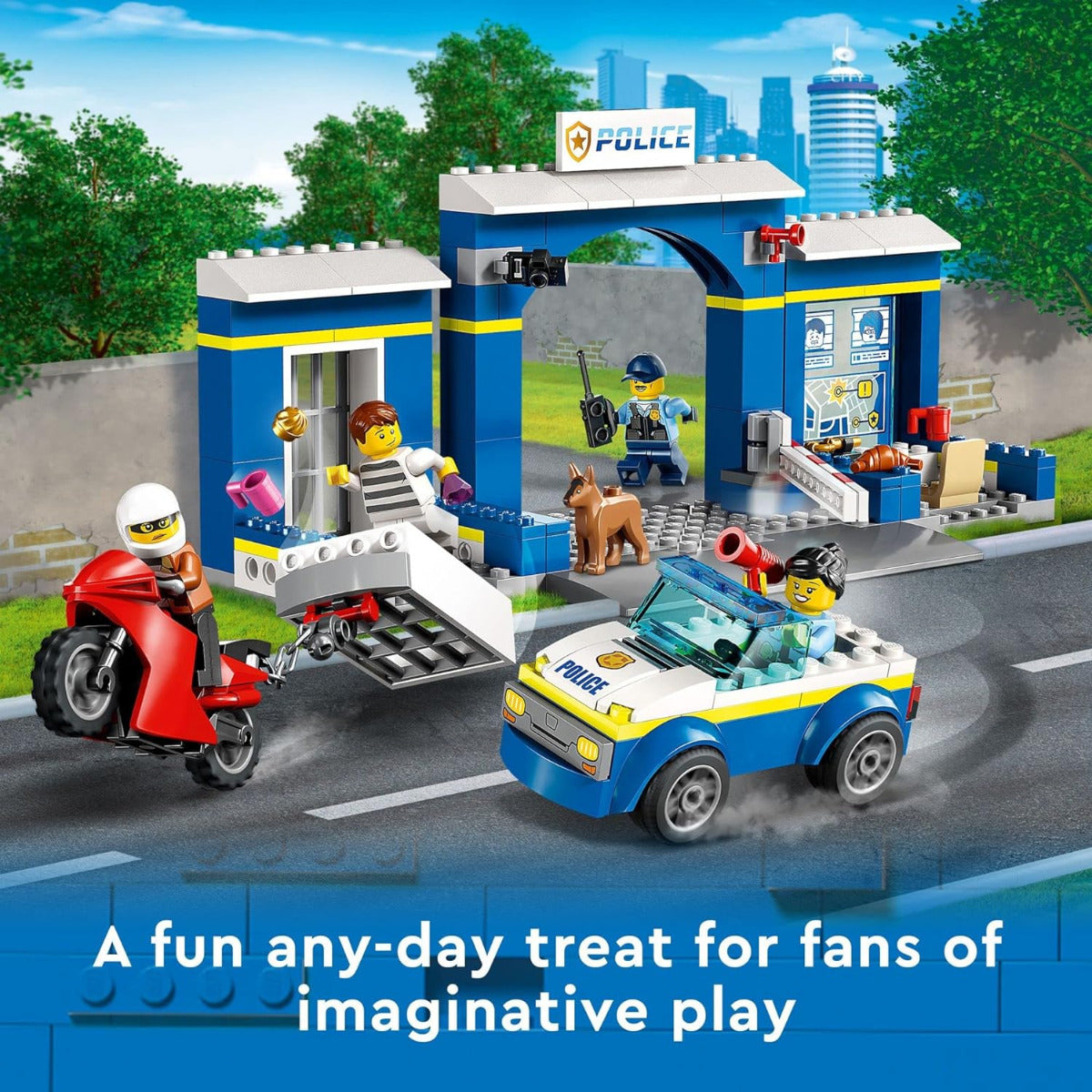 Buy Lego City Police Station Chase 60370 Playset with 172pcs | Yallatoys.com
