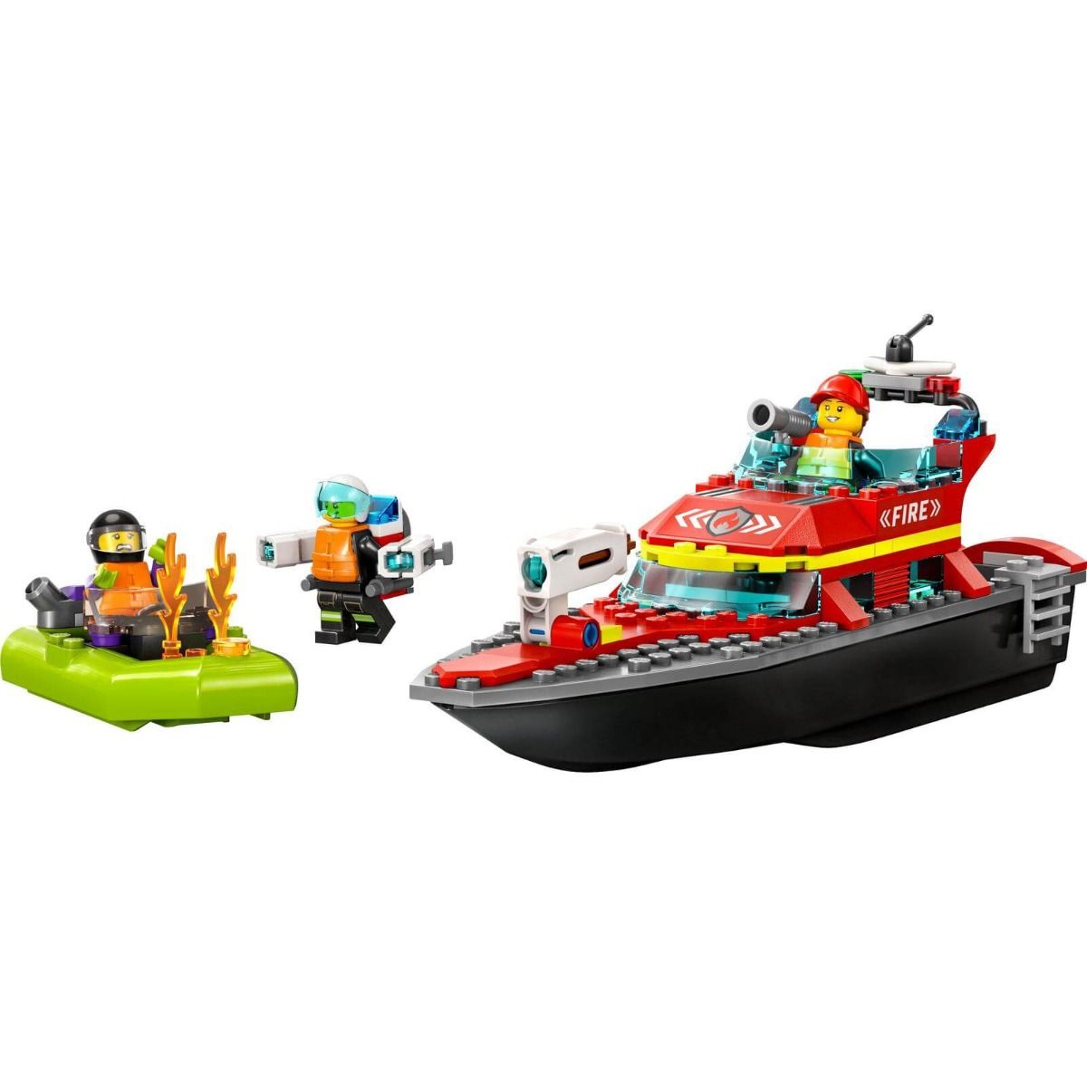 Buy Lego Fire Rescue Boat 60373 with 144pcs | Yallatoys.com