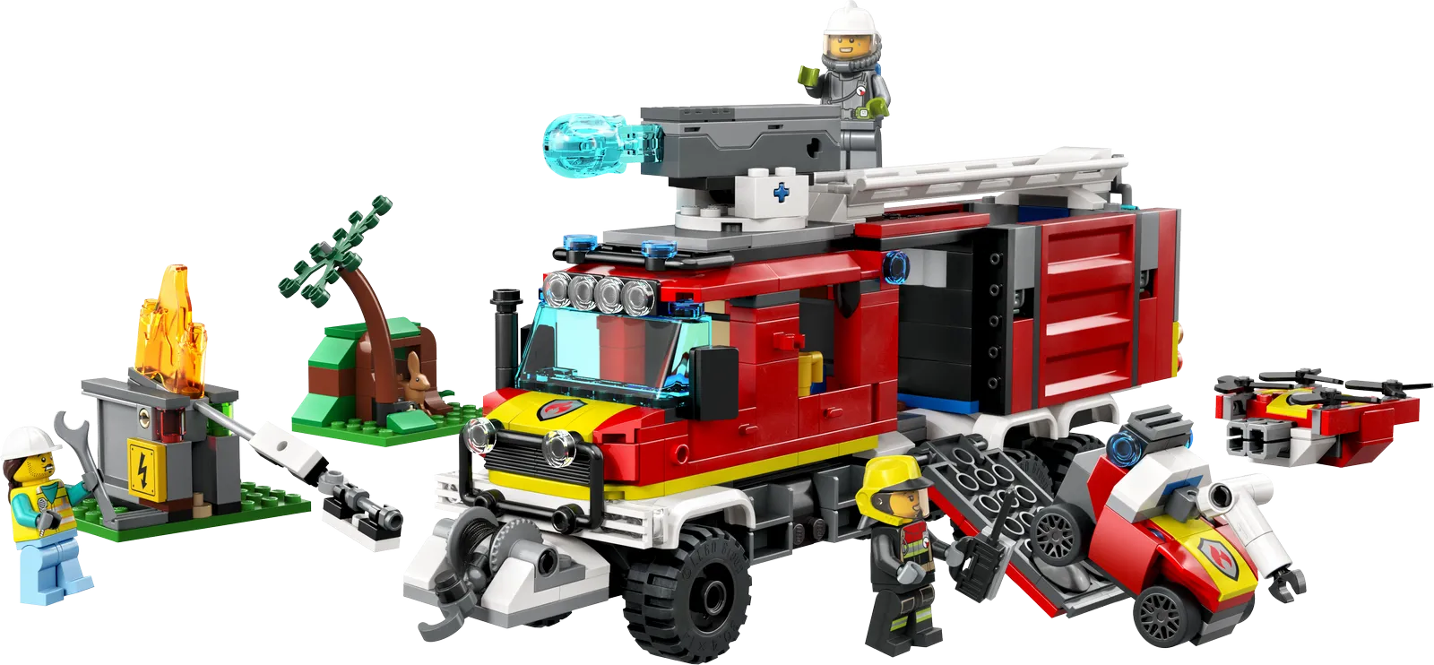 Buy Lego  Fire Command Truck 60374 | Yallatoys.com