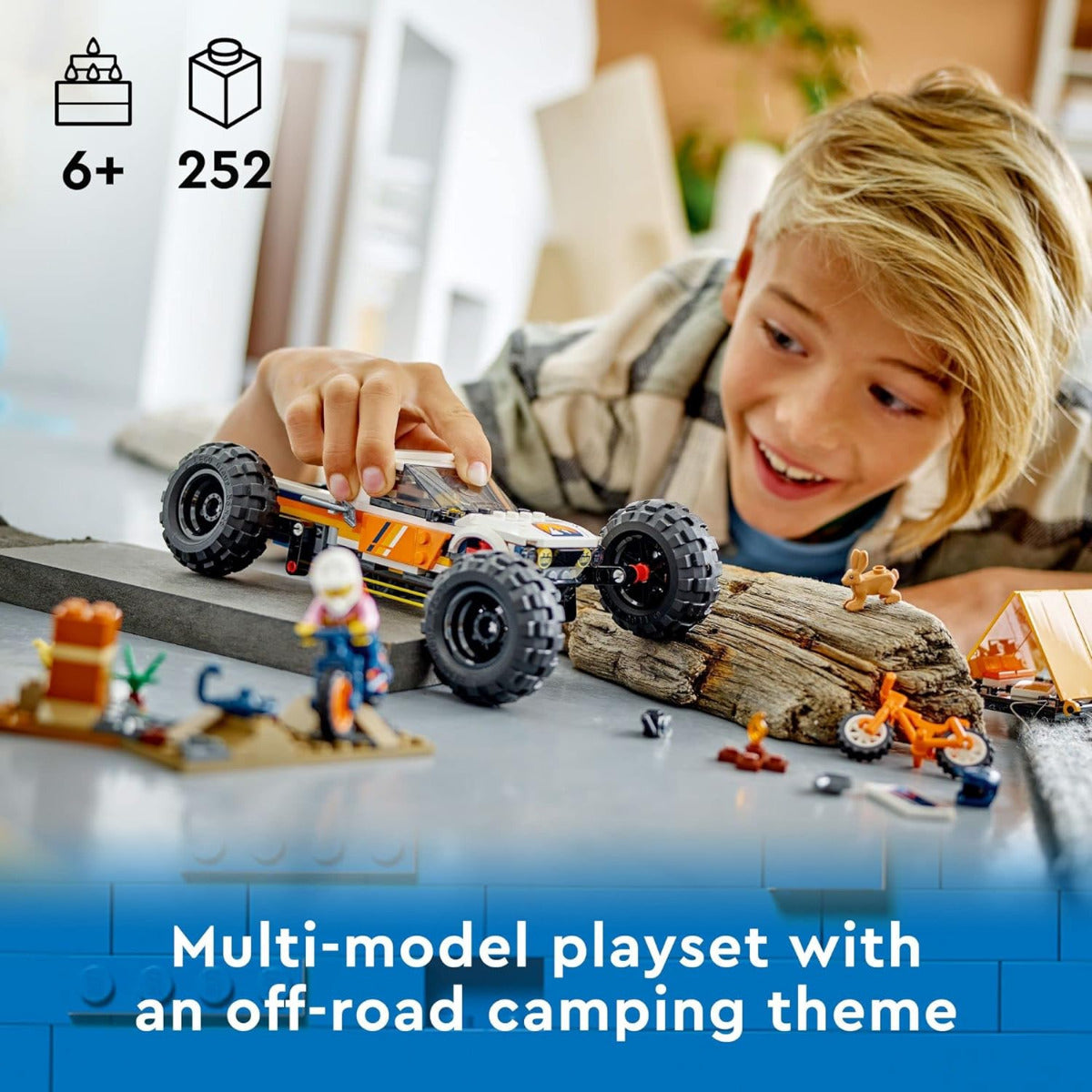 Buy Lego City 4x4 Off-Roader Adventures 60387 with 252pcs | Yallatoys.com
