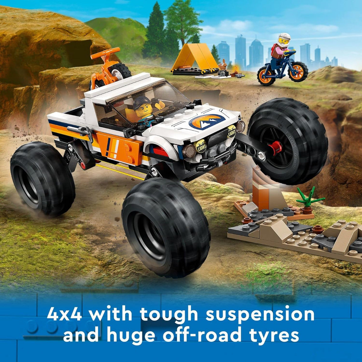 Buy Lego City 4x4 Off-Roader Adventures 60387 with 252pcs | Yallatoys.com