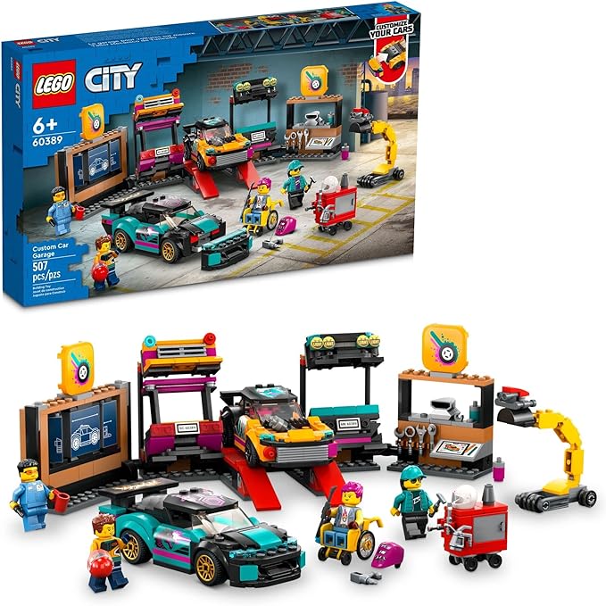 Buy Lego City Custom Car Garage 60389 with 507pcs | Yallatoys.com