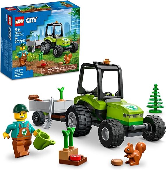 Buy Lego City Park Tractor Building Kit 60390 with 86pcs | Yallatoys.com