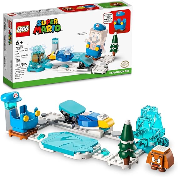 Buy Lego Super Mario Ice Mario Suit and Frozen World Expansion Set 71415 with 105pcs | Yallatoys.com