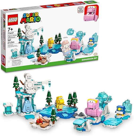 Buy Lego Super Mario Fliprus Snow Adventure Expansion Set 71417 with 567pcs | Yallatoys.com