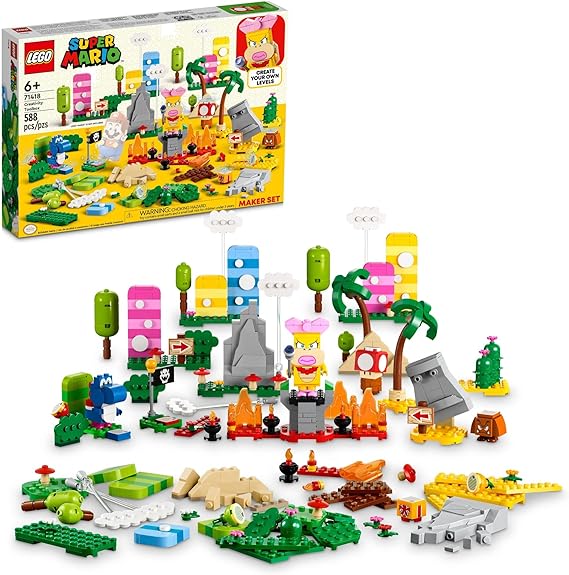Buy Lego Super Mario Creativity Toolbox Maker Set 71418 with 588pcs | Yallatoys.com