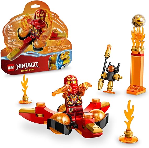 Buy Lego Ninjago Kais Dragon Power Spinjitzu Flip 71777 with 72pcs | Yallatoys.com
