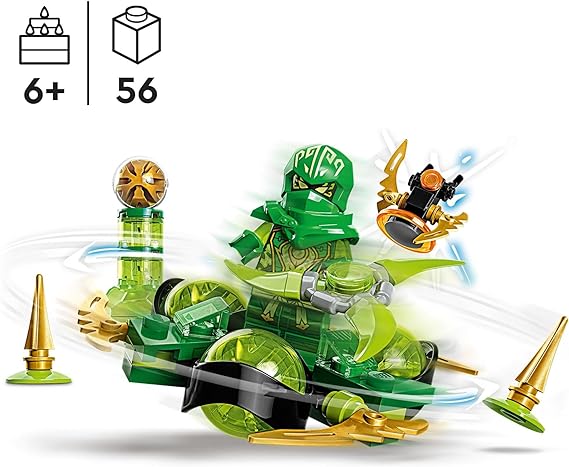 Buy Lego Ninjago Lloyds Dragon Power Spinjitzu Spin 71779 with 56pcs | Yallatoys.com