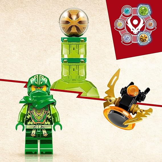 Buy Lego Ninjago Lloyds Dragon Power Spinjitzu Spin 71779 with 56pcs | Yallatoys.com