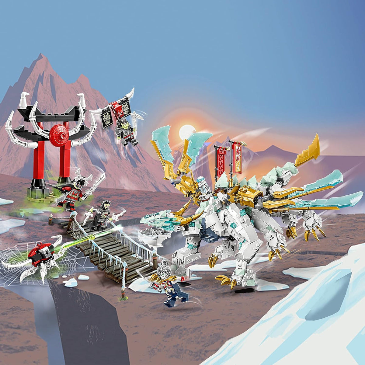 Buy Lego Ninjago Zanes Ice Dragon Creature 71786 with 973pcs | Yallatoys.com