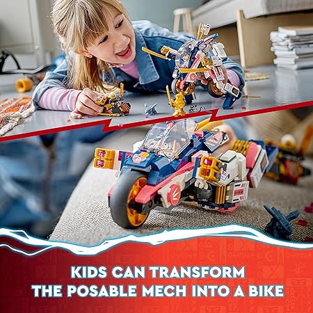 Buy Lego Ninjago Soras Transforming Mech Bike Racer 71792 with 384pcs | Yallatoys.com