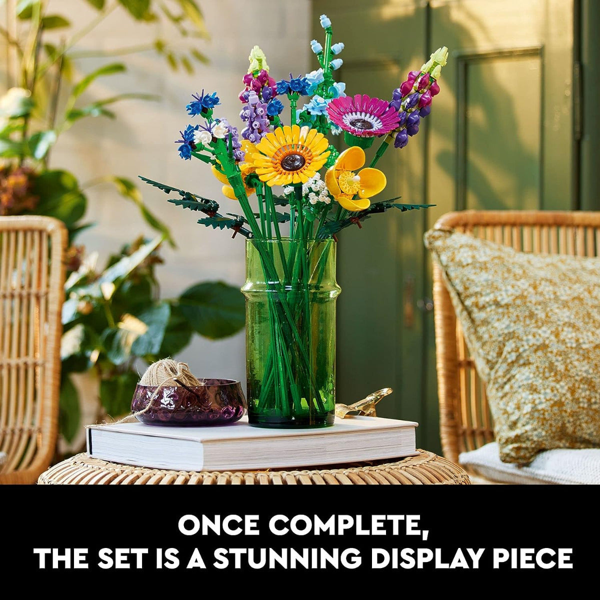 Buy Lego Icons Wildflower Bouquet Artificial Flowers 10313 with 939pcs | Yallatoys.com