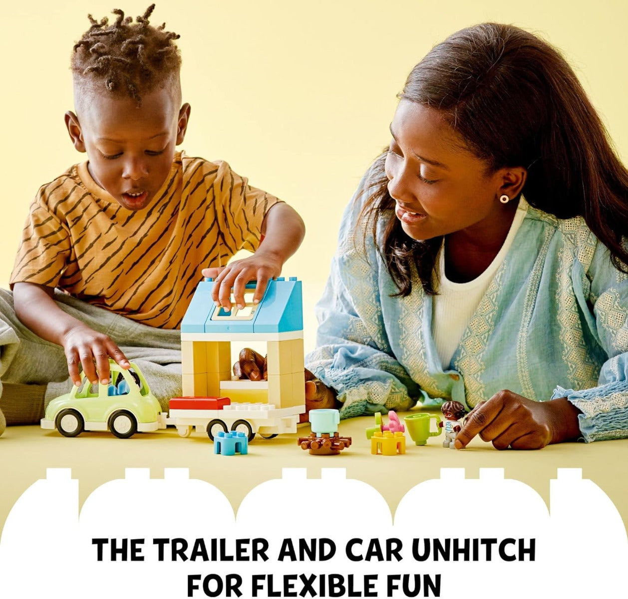 Buy Lego Duplo Family House on Wheels 10986 with 31pcs | Yallatoys.com