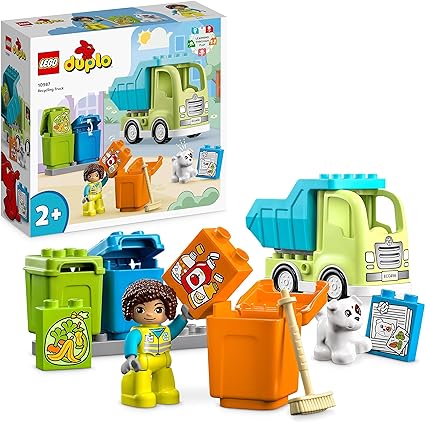 Buy Lego Duplo Recycling Truck Building Kit 10987 with 15pcs | Yallatoys.com