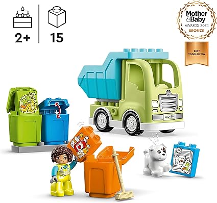 Buy Lego Duplo Recycling Truck Building Kit 10987 with 15pcs | Yallatoys.com