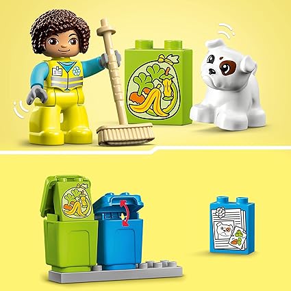 Buy Lego Duplo Recycling Truck Building Kit 10987 with 15pcs | Yallatoys.com