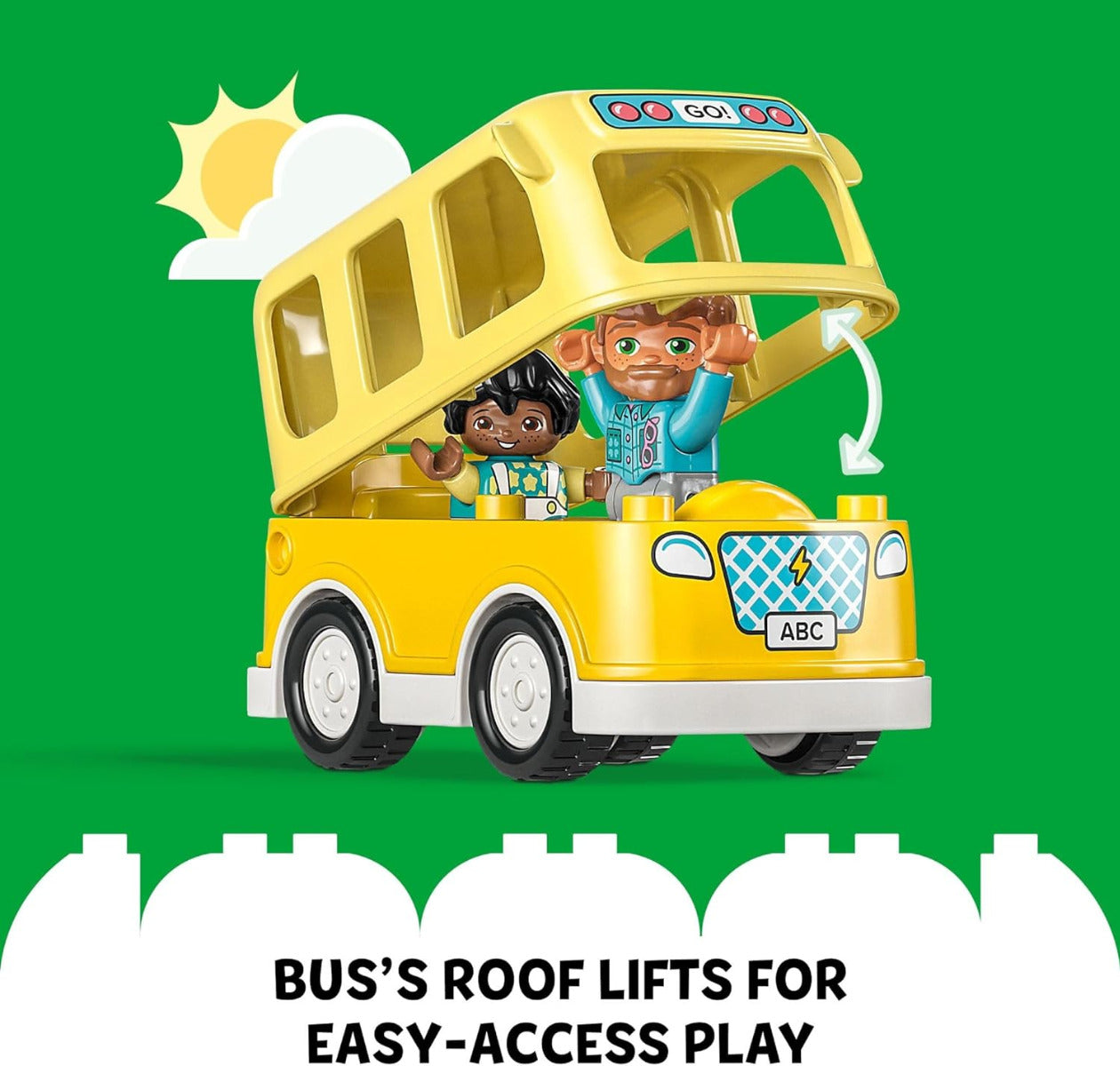 Buy Lego Duplo Town Bus Ride 10988 with 16pcs | Yallatoys.com