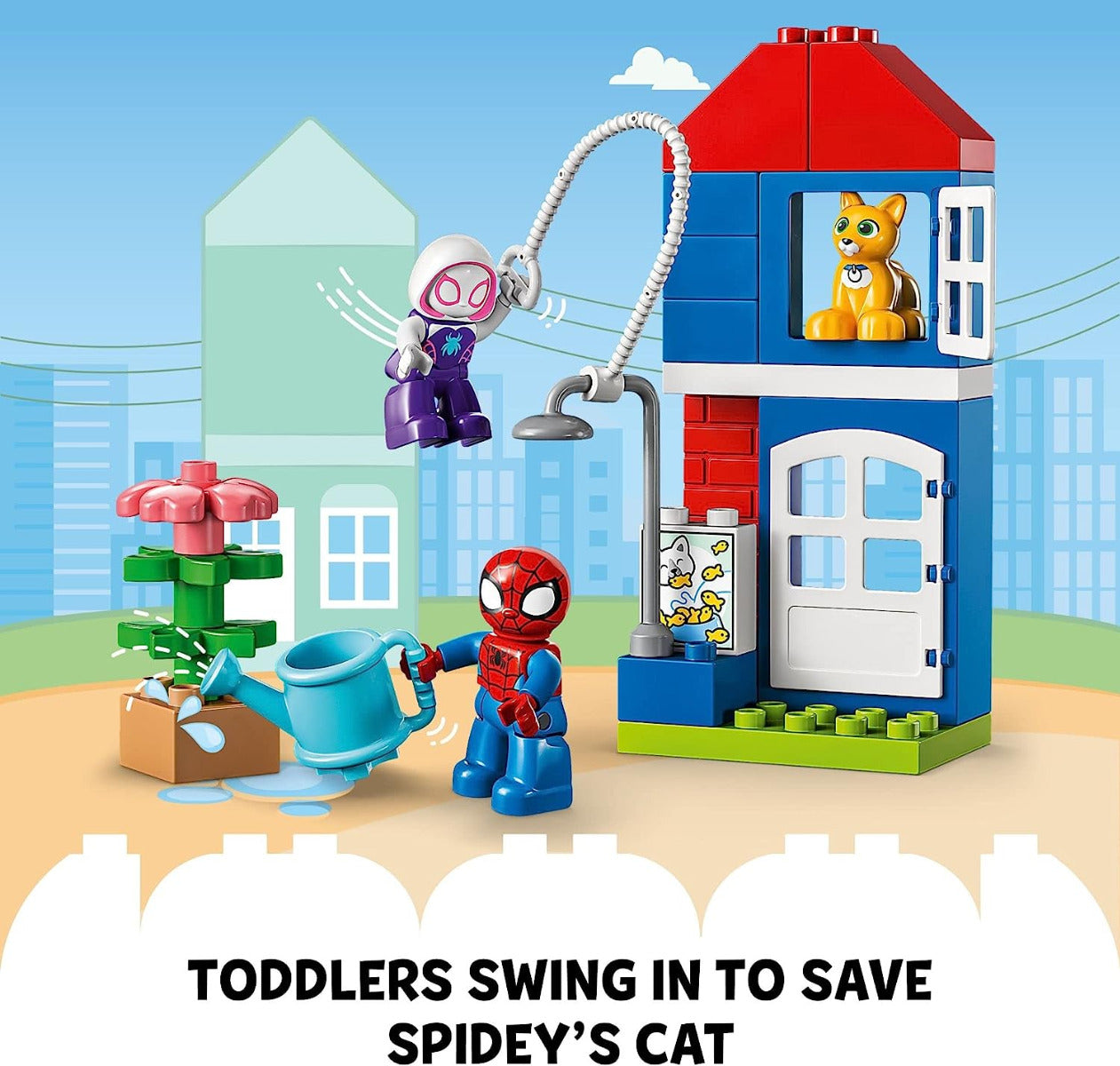 Buy Lego Duplo Marvel Spider-Mans House 10995 with 25pcs | Yallatoys.com