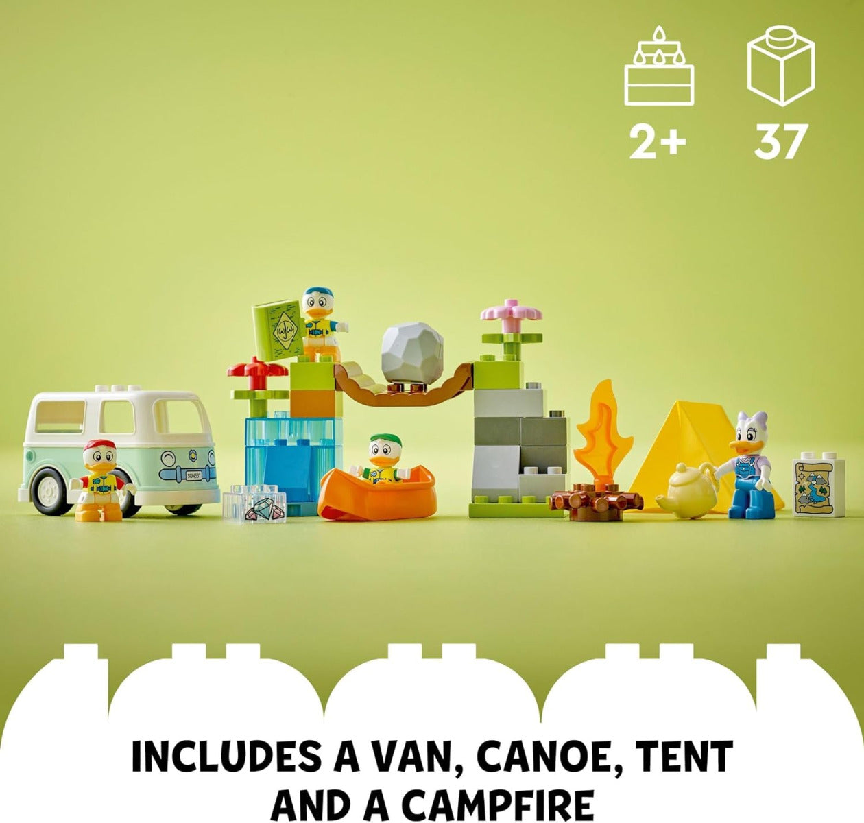 Buy Lego Disney Mickey and Friends Camping Adventure 10997 37 Pcs | Yallatoys.com