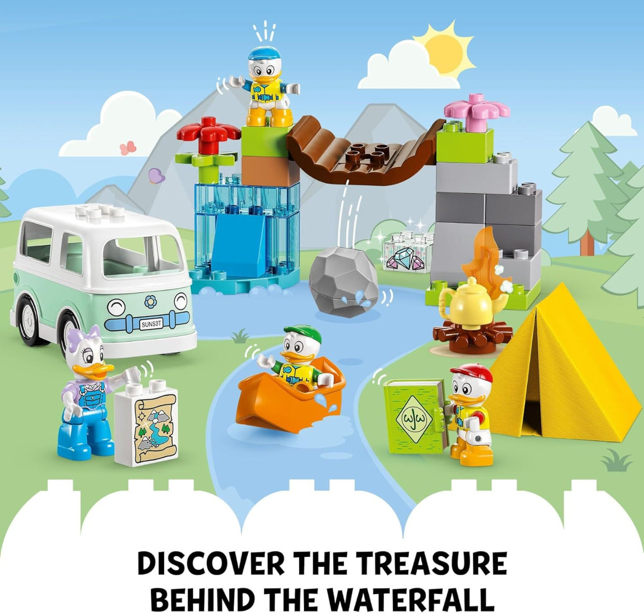 Buy Lego Disney Mickey and Friends Camping Adventure 10997 37 Pcs | Yallatoys.com