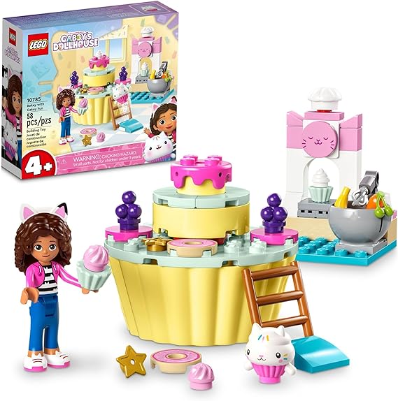 Buy Lego Gabbys Dollhouse Bakey with Cakey Fun 10785 with 58pcs | Yallatoys.com