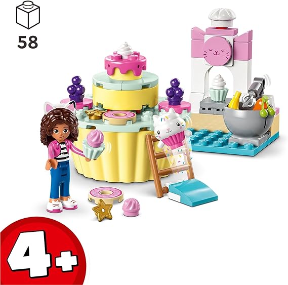 Buy Lego Gabbys Dollhouse Bakey with Cakey Fun 10785 with 58pcs | Yallatoys.com